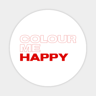 Colour Me Happy, Colour Me Beautiful, Red, Interior Designers, Painters, Artist, Decorator Magnet